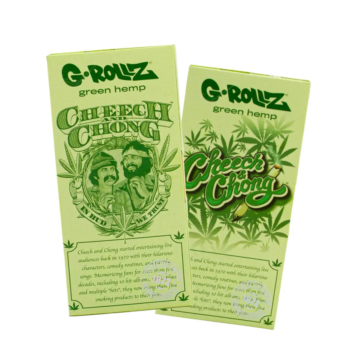 Cheech & Chong Kingsize Papers mit Tips Bio Hemp und Tray