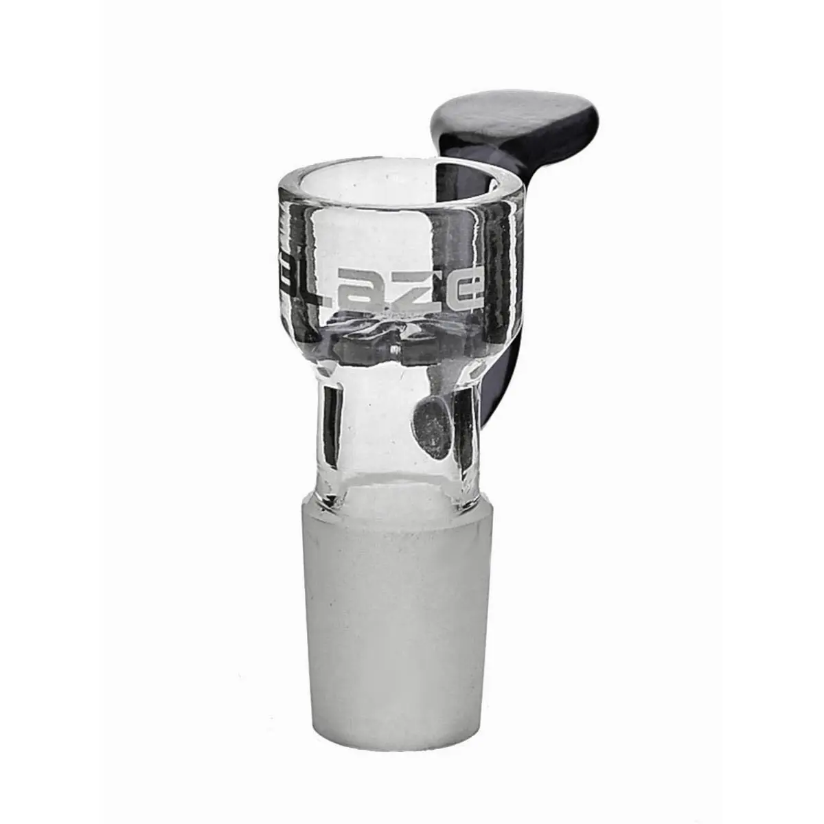 Blaze Glaskopf mit Sieb + Griff 18,8 -  schwarz