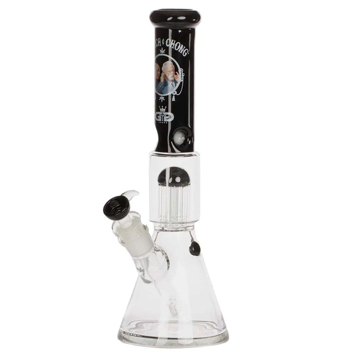 Grace Glass Cheech & Chong 10-Arm-Perc schwarz