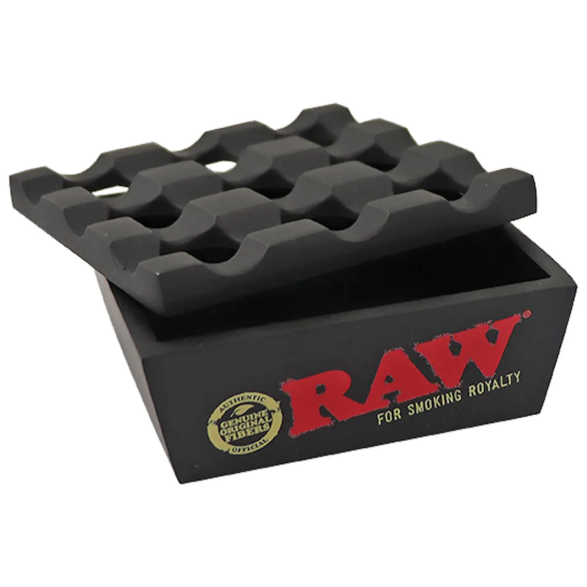 RAW Metall Aschenbecher schwarz