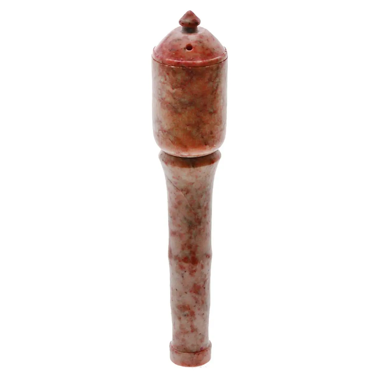 Speckstein Chillum mit Deckel