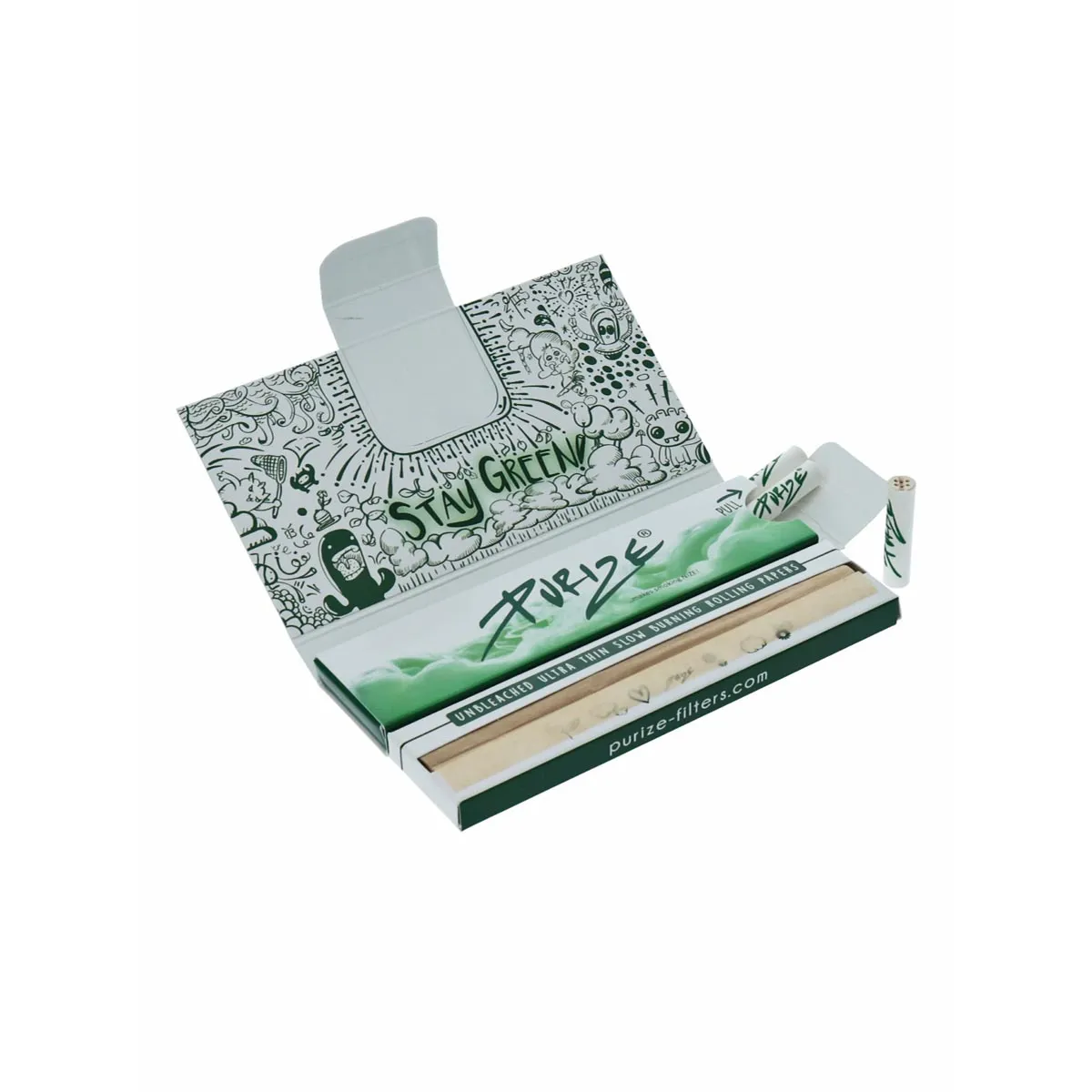 Purize King Size Papers + 16 Aktivkohlefilter