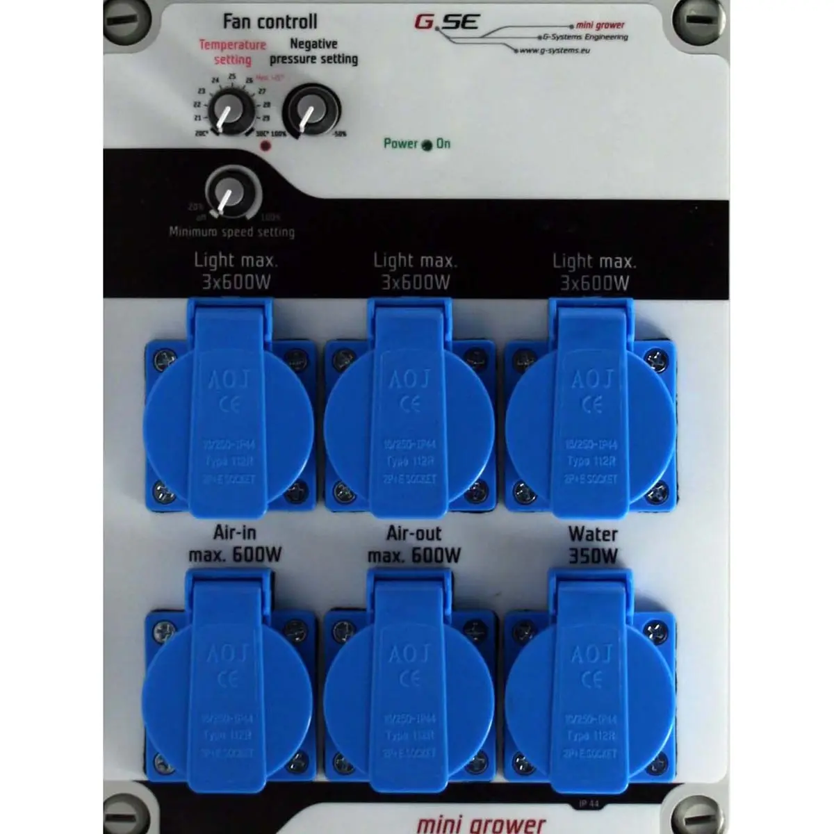 GSE Mini Grower 9 x 600W + Klima + Bewässerung
