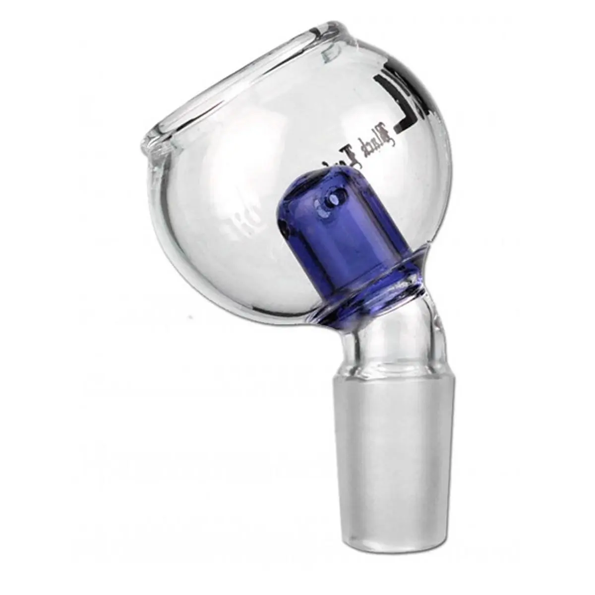 Black Leaf Oil Köpfchen gebogen blau