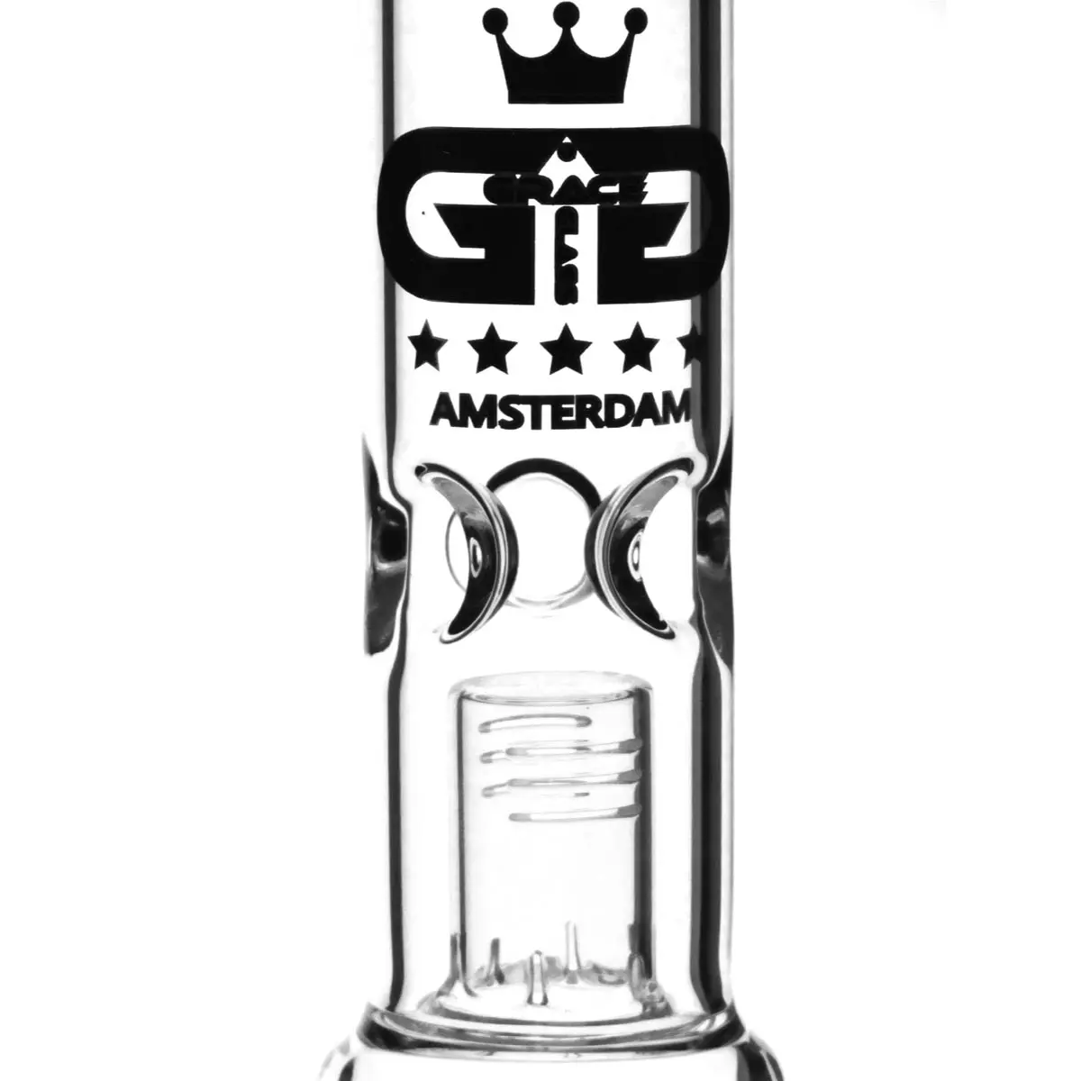 Grace Glass 10-arm Perc Bong Black Dream