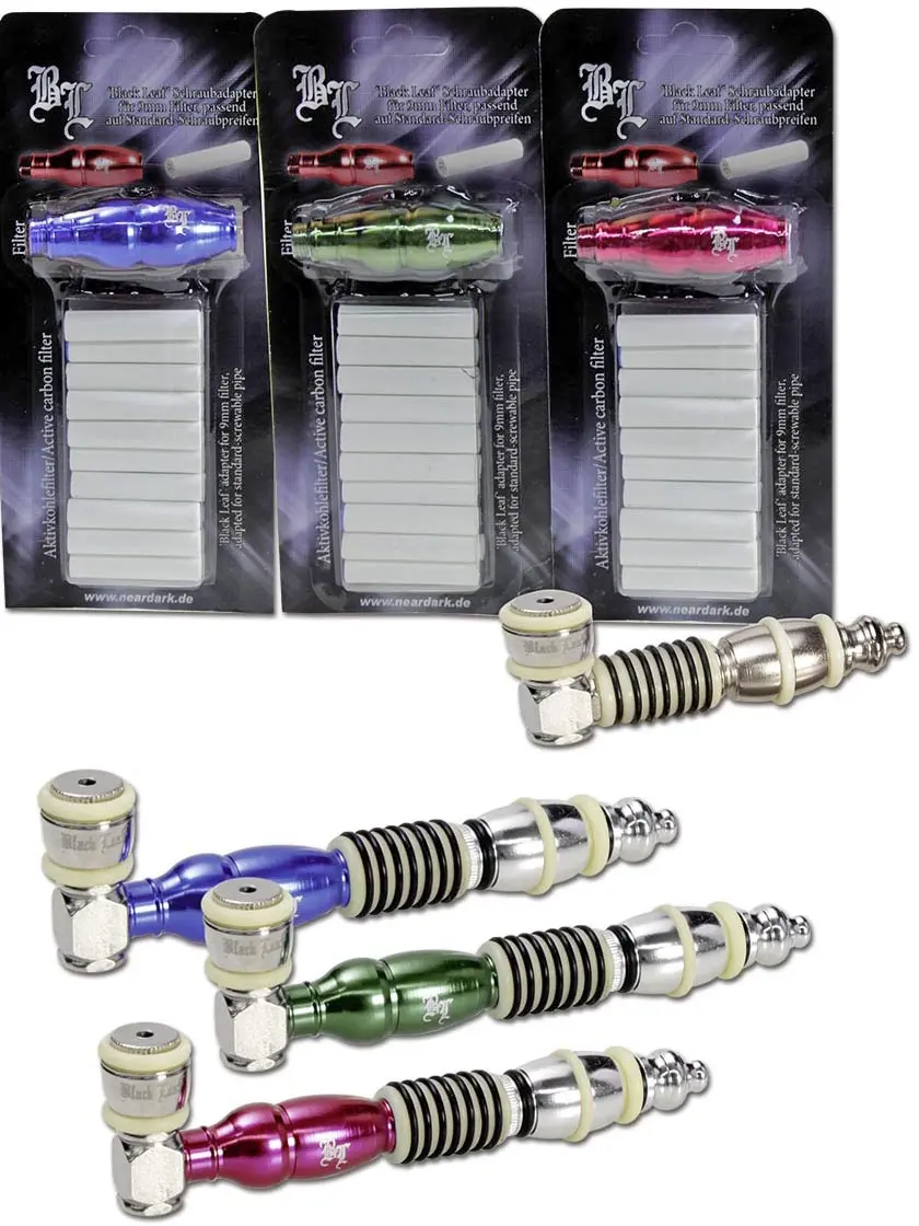 GlowKawumm - fluoreszente Handpipe mit Aktivkohlefilter