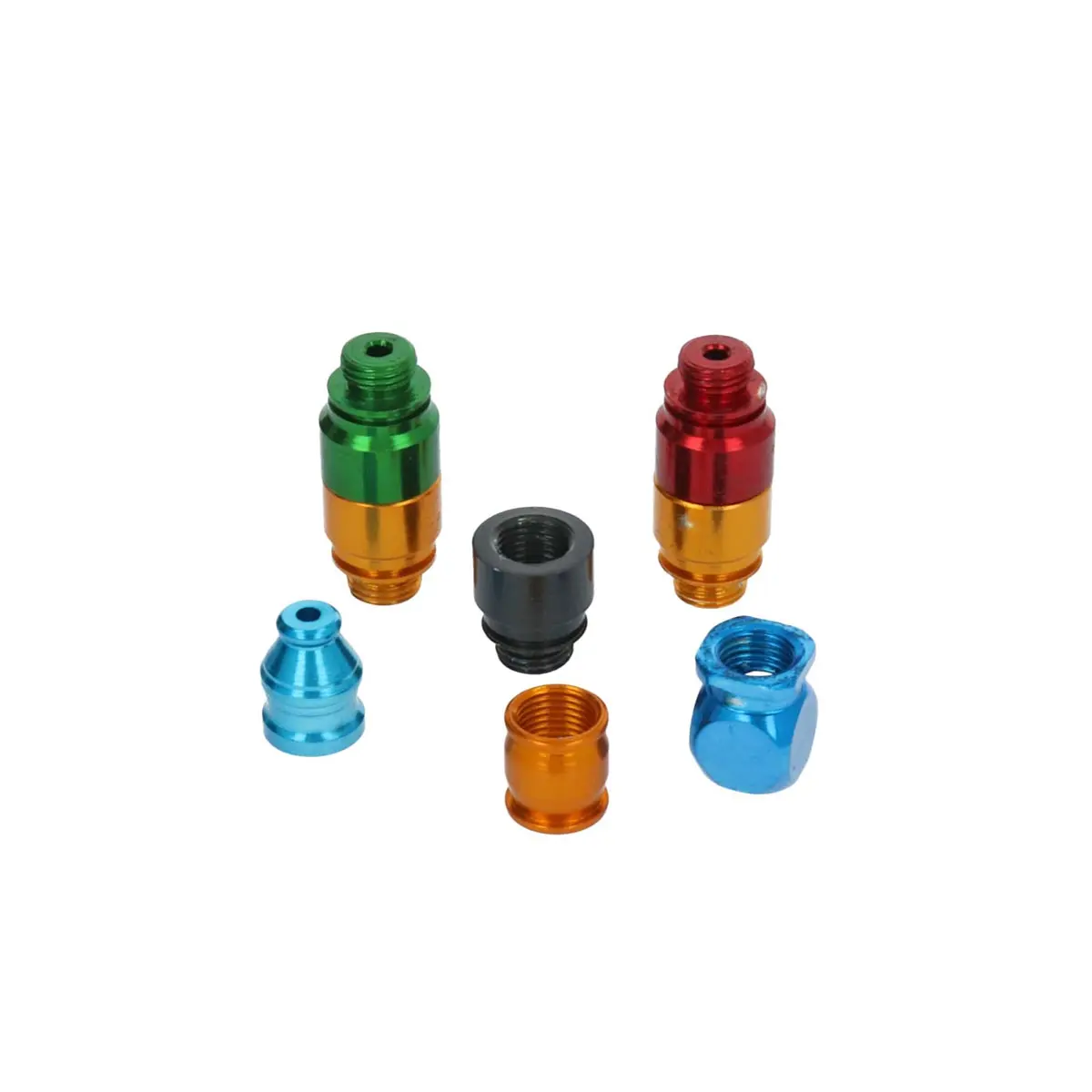 Bunte Metallpfeife 95 mm