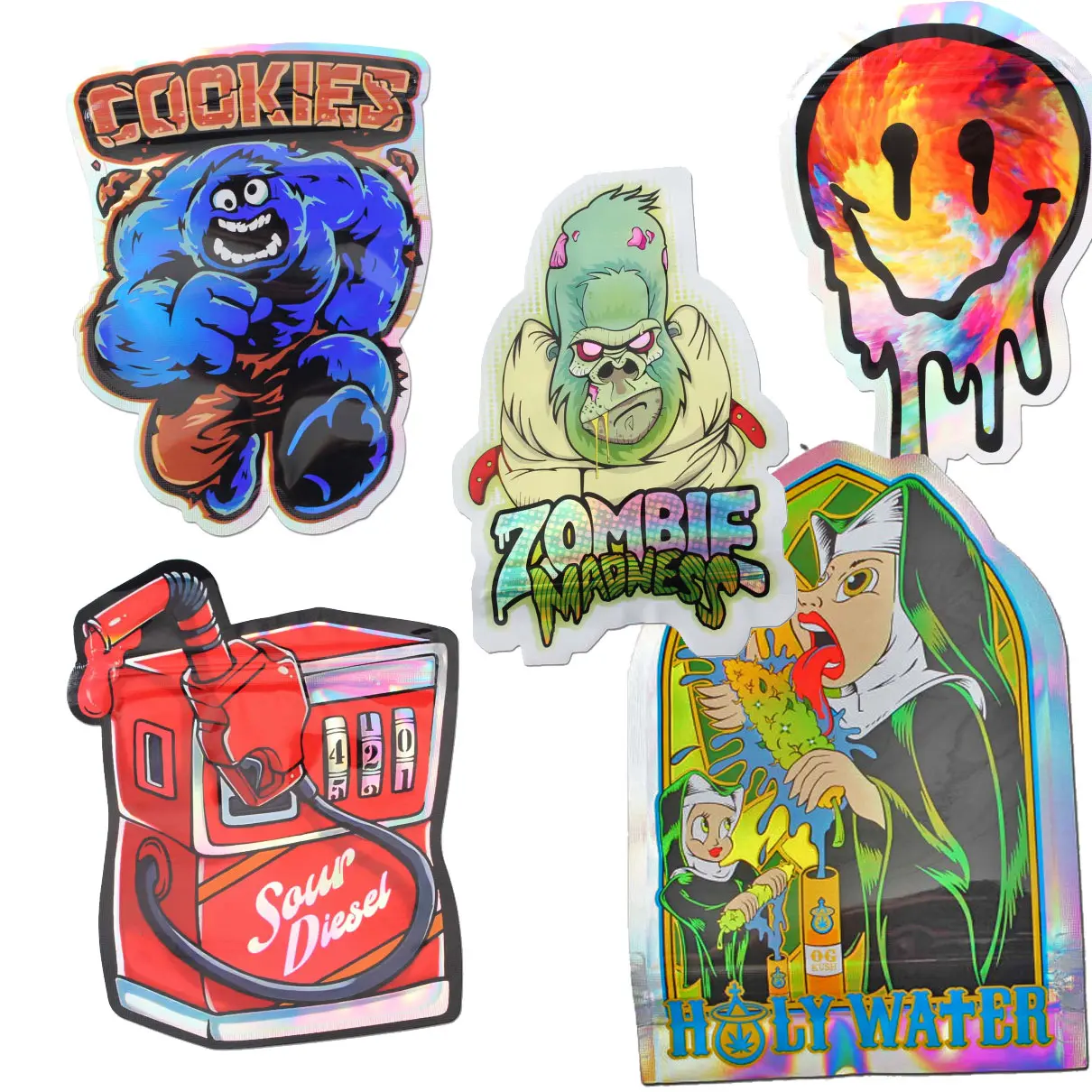 Mylar Schnellverschlussbeutel