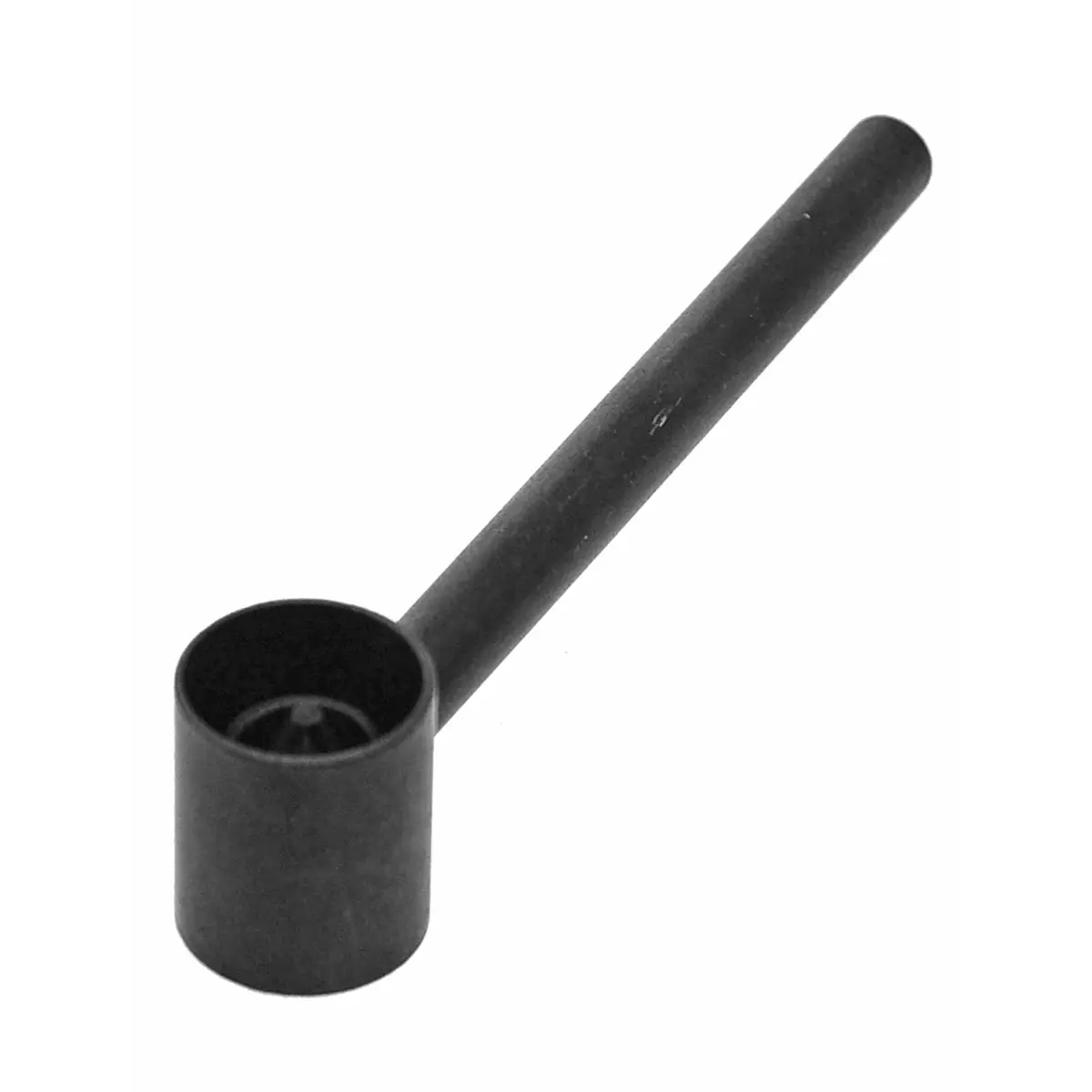 Sieblose Metallpfeife 11 cm Schwarz