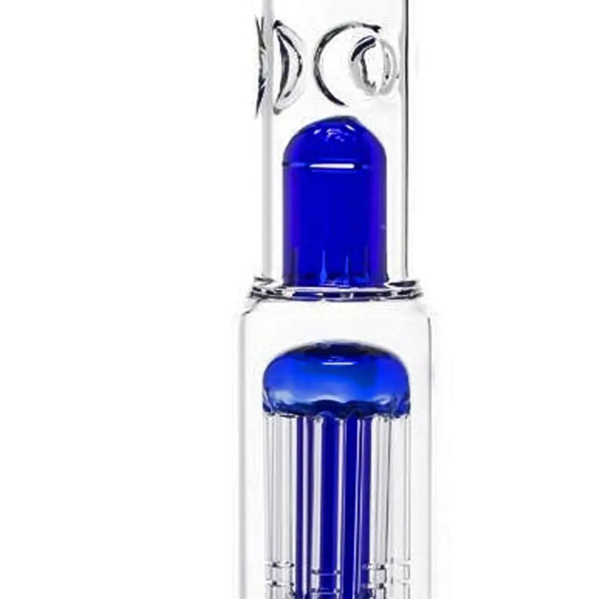 Grace Glass Bong "Prurient Blue Penny" 35cm