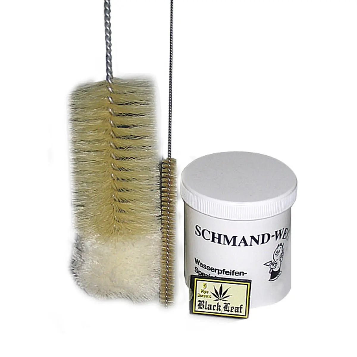 Reinigungsset für Wasserpfeifen -  Ø4cm Wollkopf