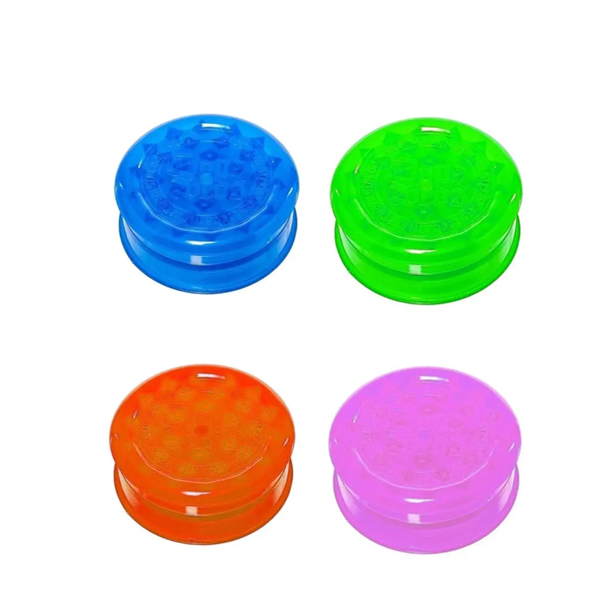3- teiliger Acrylgrinder 'Glow In The Dark'