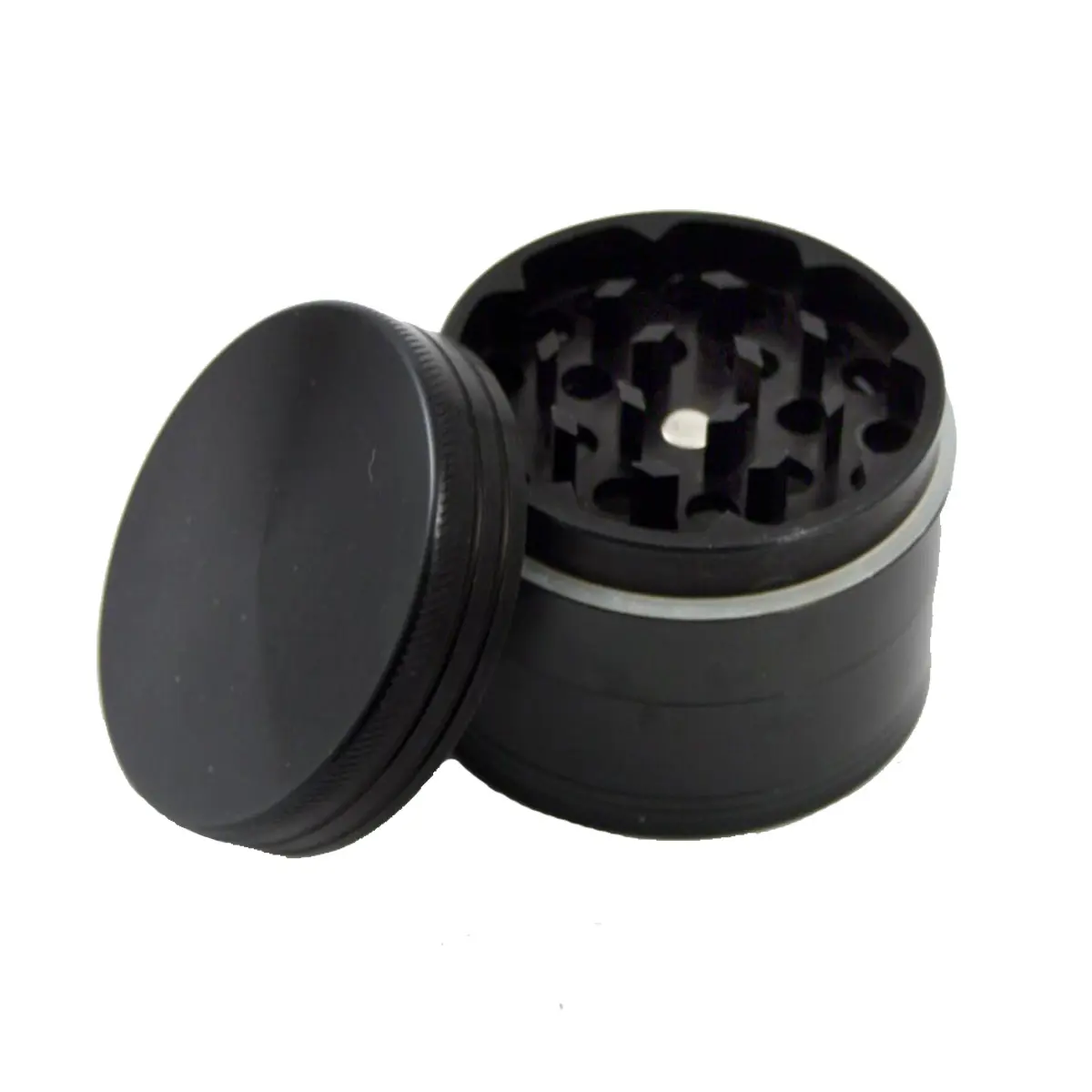 Black Leaf Siebgrinder schwarz 55mm
