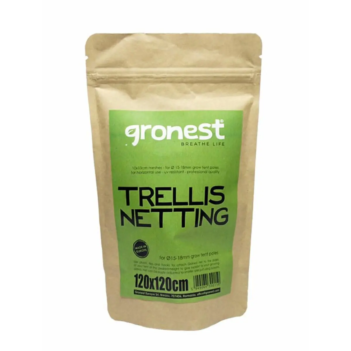 Gronest Stütznetz für Pflanzen 120x120cm / 15-18mm