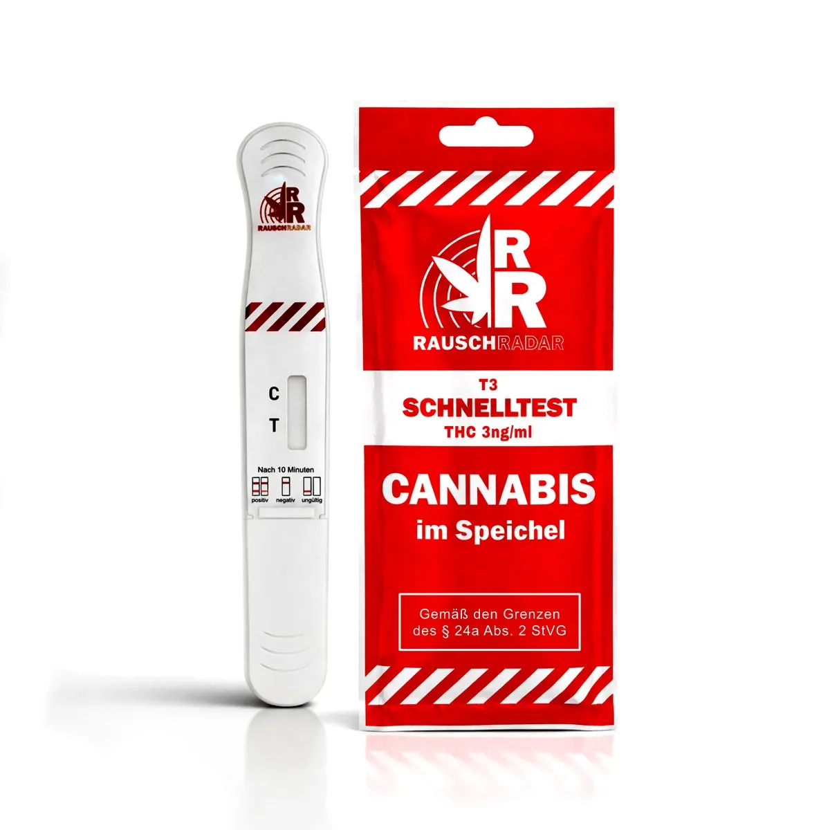 Rauschradar Cannabis / THC Speicheltest 3 ng/ml