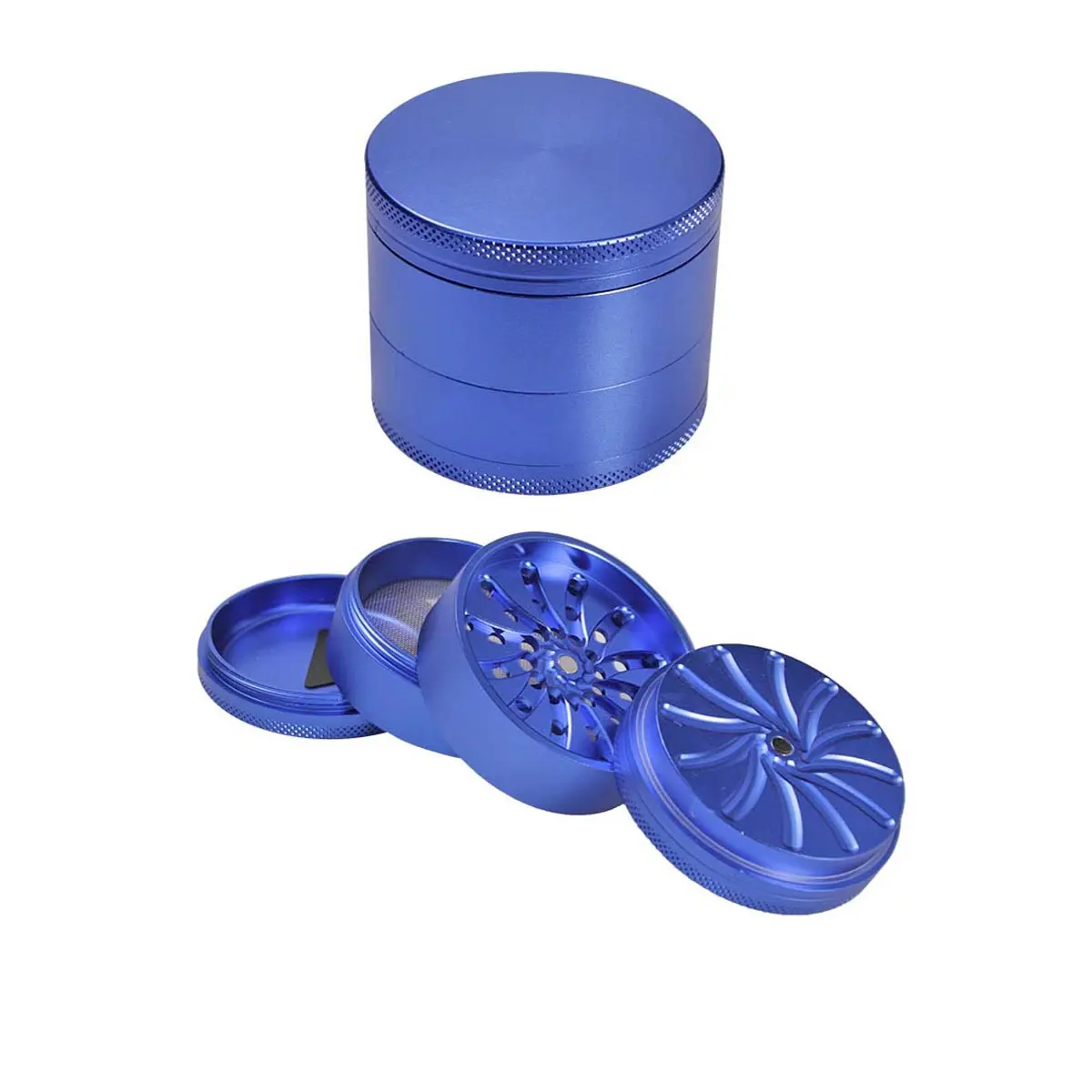 Masher Aluminium Grinder blau