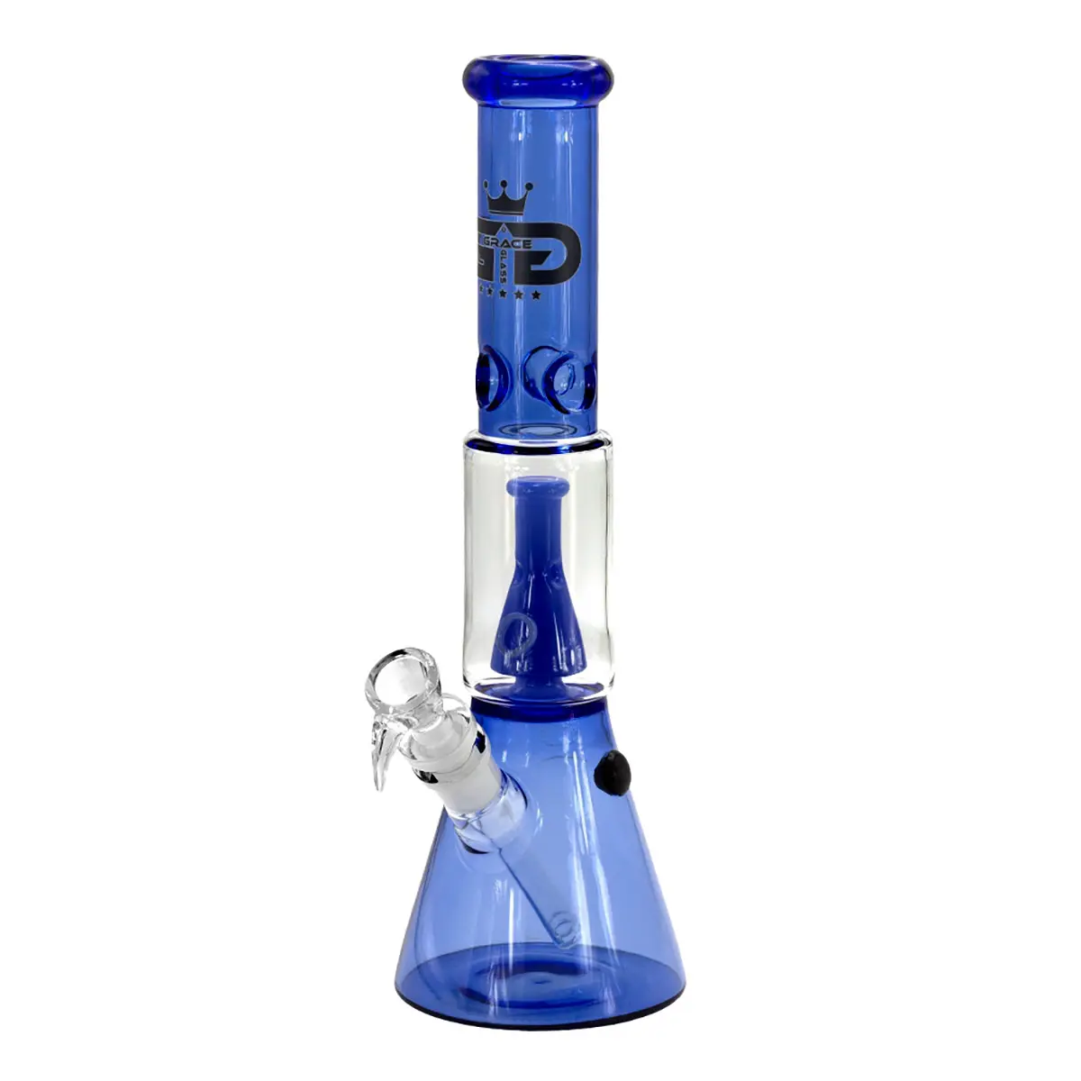 Grace Glass 'Percolator-Beaker' blau 35cm