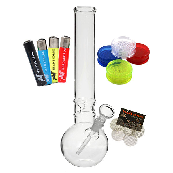 Bong Sets kaufen - Komplettsets mit Bong, Grinder und Zubehör für Einsteiger