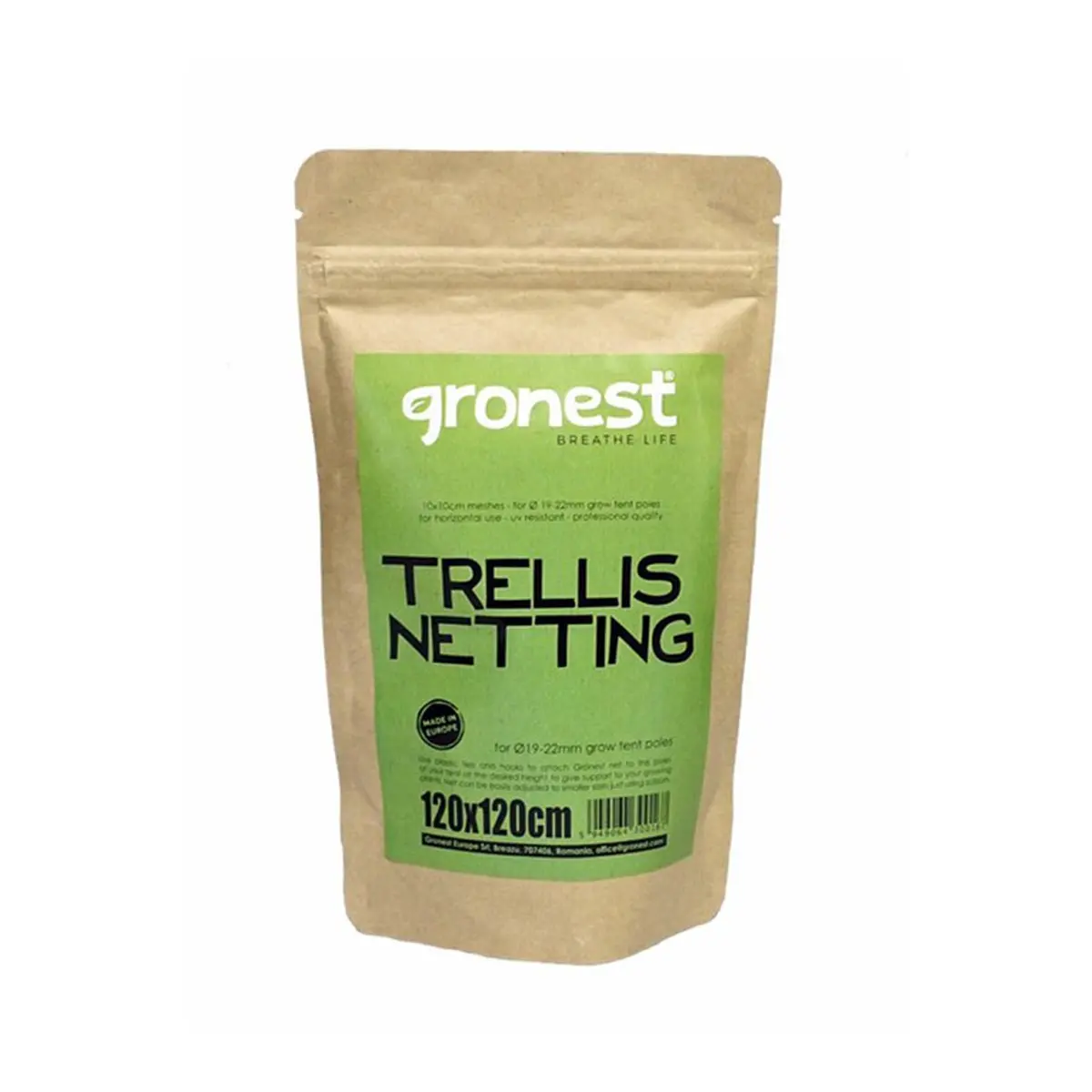 Gronest Stütznetz für Pflanzen - 120x120 cm / 19-22mm