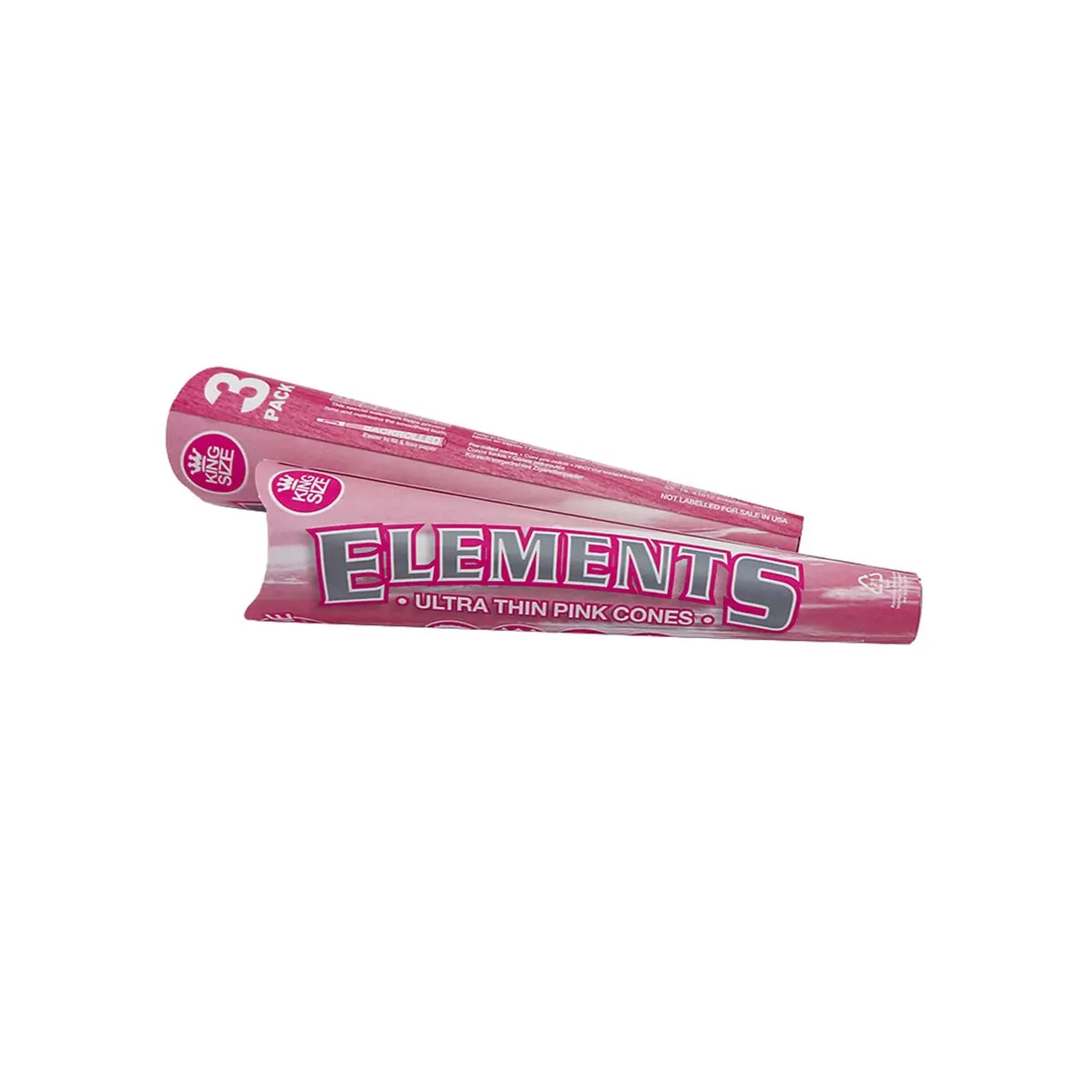 Elements Cones Kingsize Pink 3x