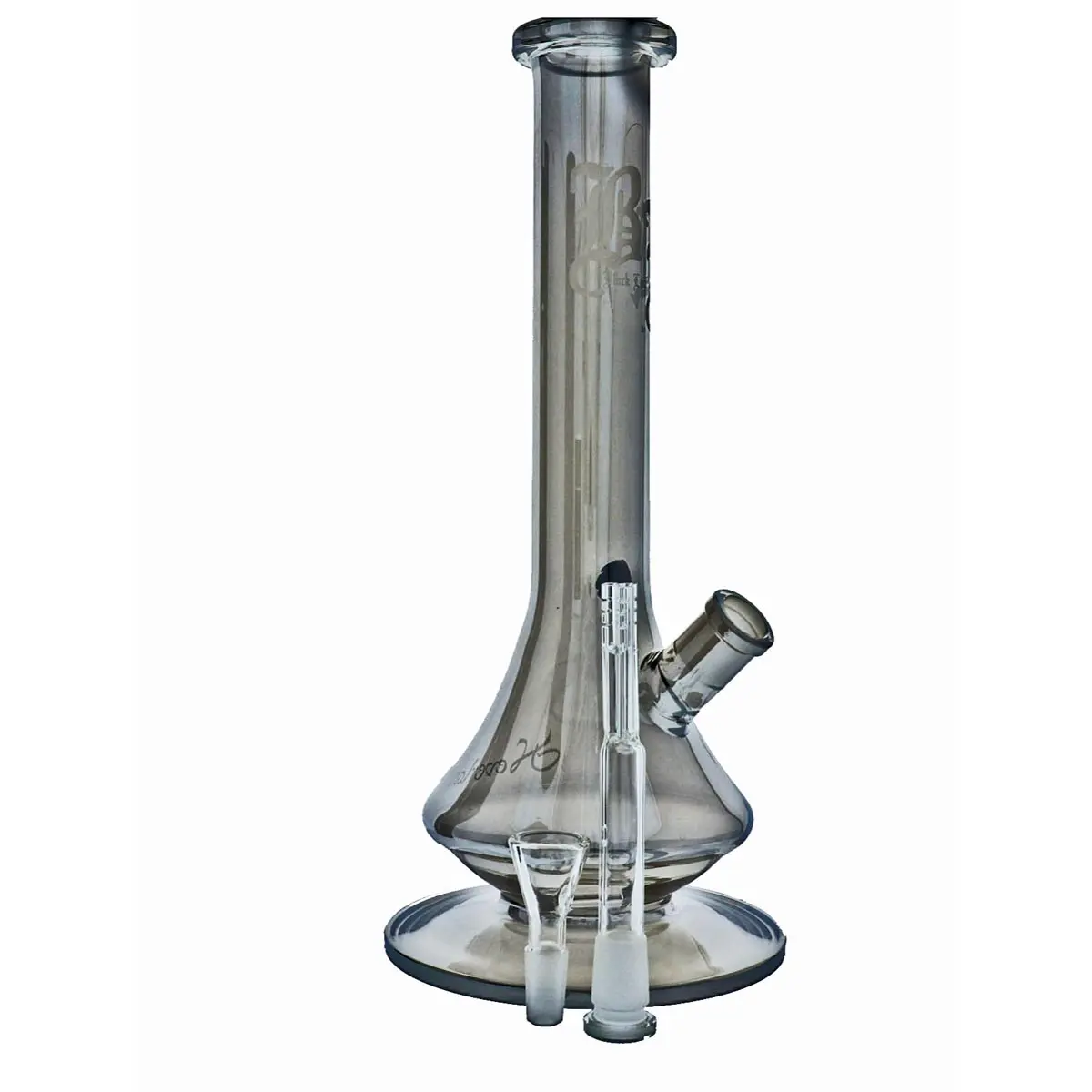 BL Neverland Bong mit Regenbogeneffekt Metallic - schwarz