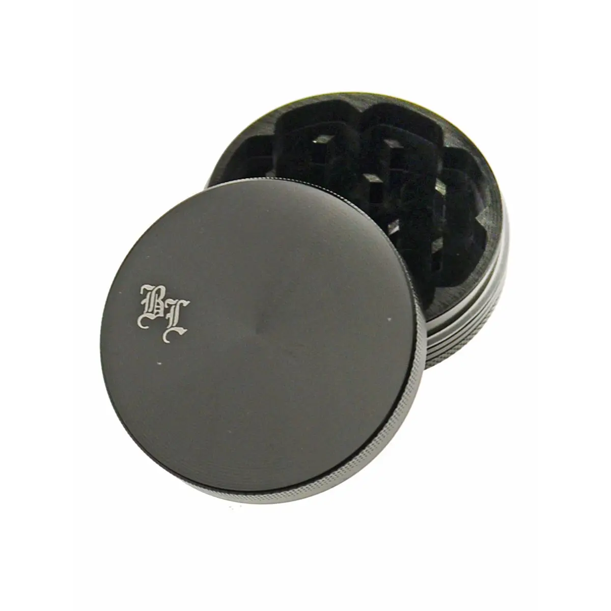 Black Leaf Grinder 2-teilig - schwarz