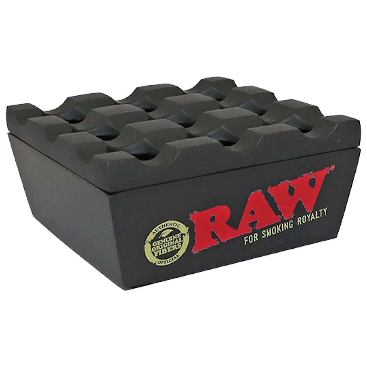 RAW Metall Aschenbecher schwarz