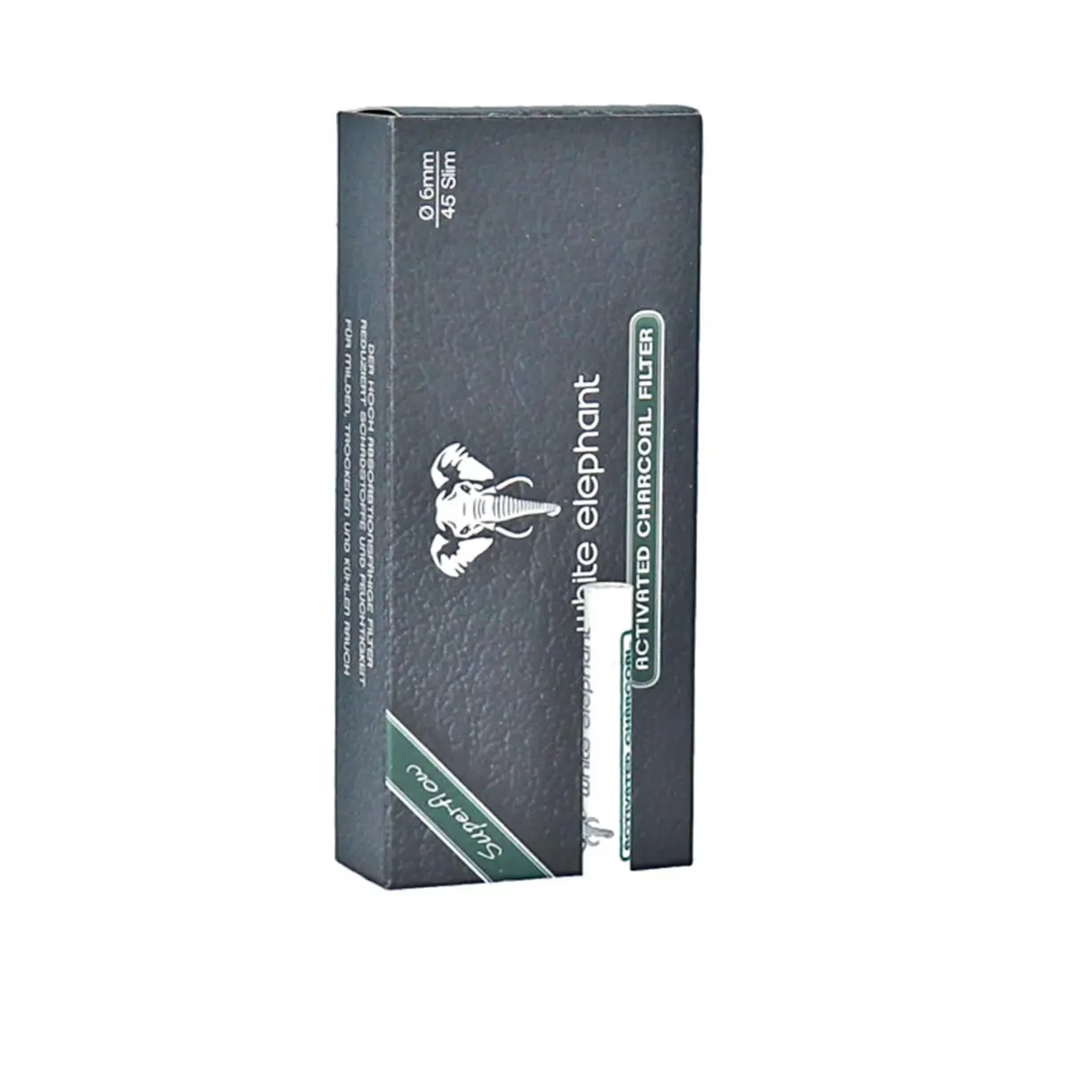 White Elephant Aktivkohlefilter 6mm - 45pcs