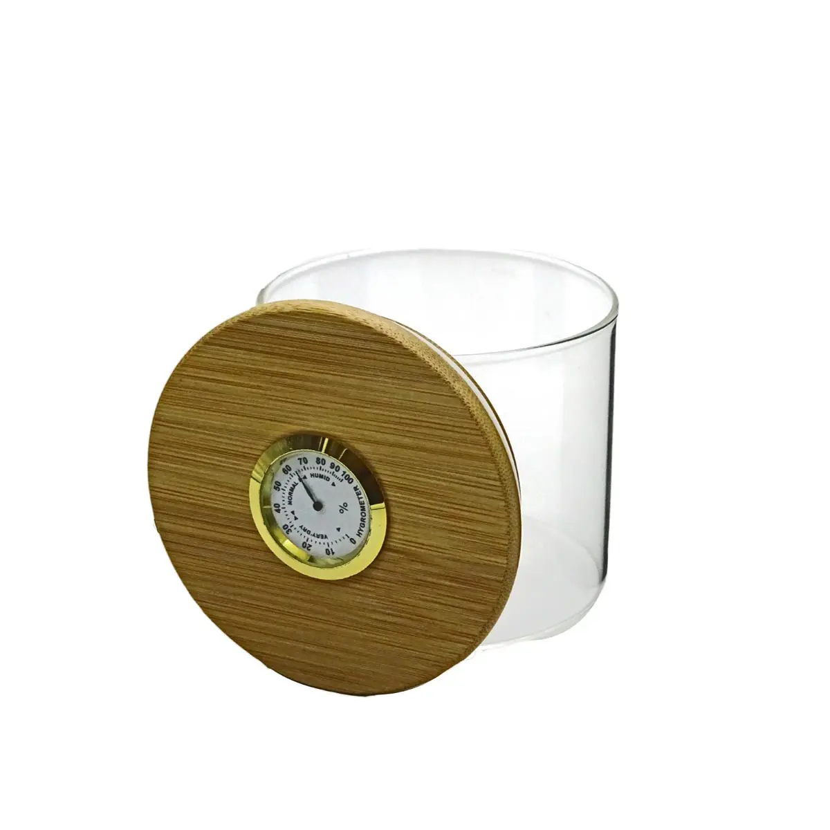 Dank 420 luftdichtes Glas + Hygrometer - 72x70mm