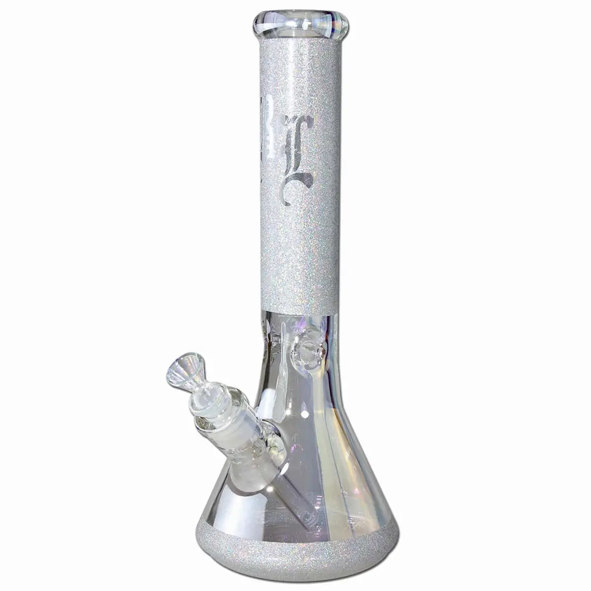 Black Leaf Premium Bong 'Glitty Glitter' 35 cm