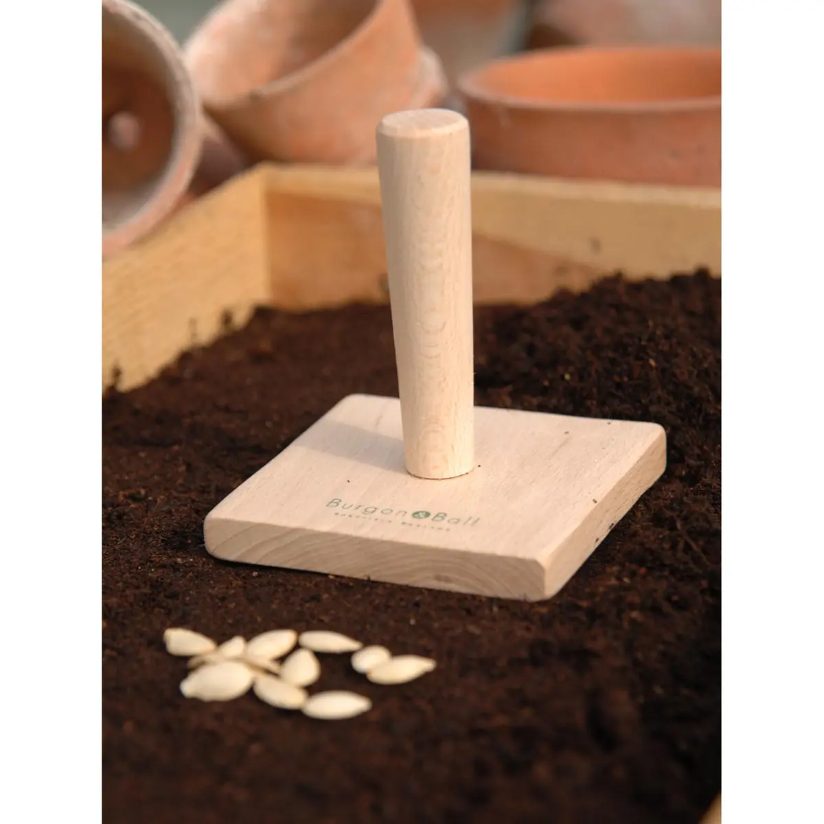 Pressplatte von Burgon & Ball - 8x8cm