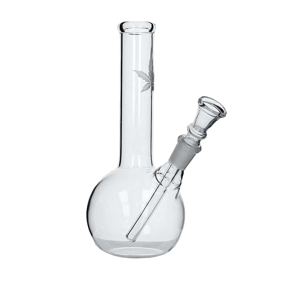 Mini Glas Bong mit Bauch