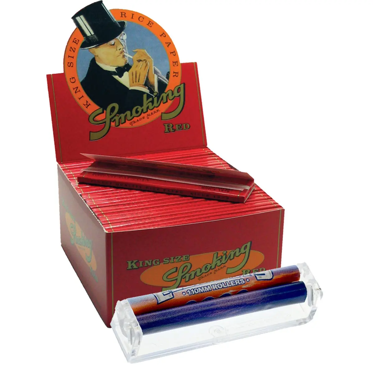 50 Smoking Papers + Drehmaschine RED