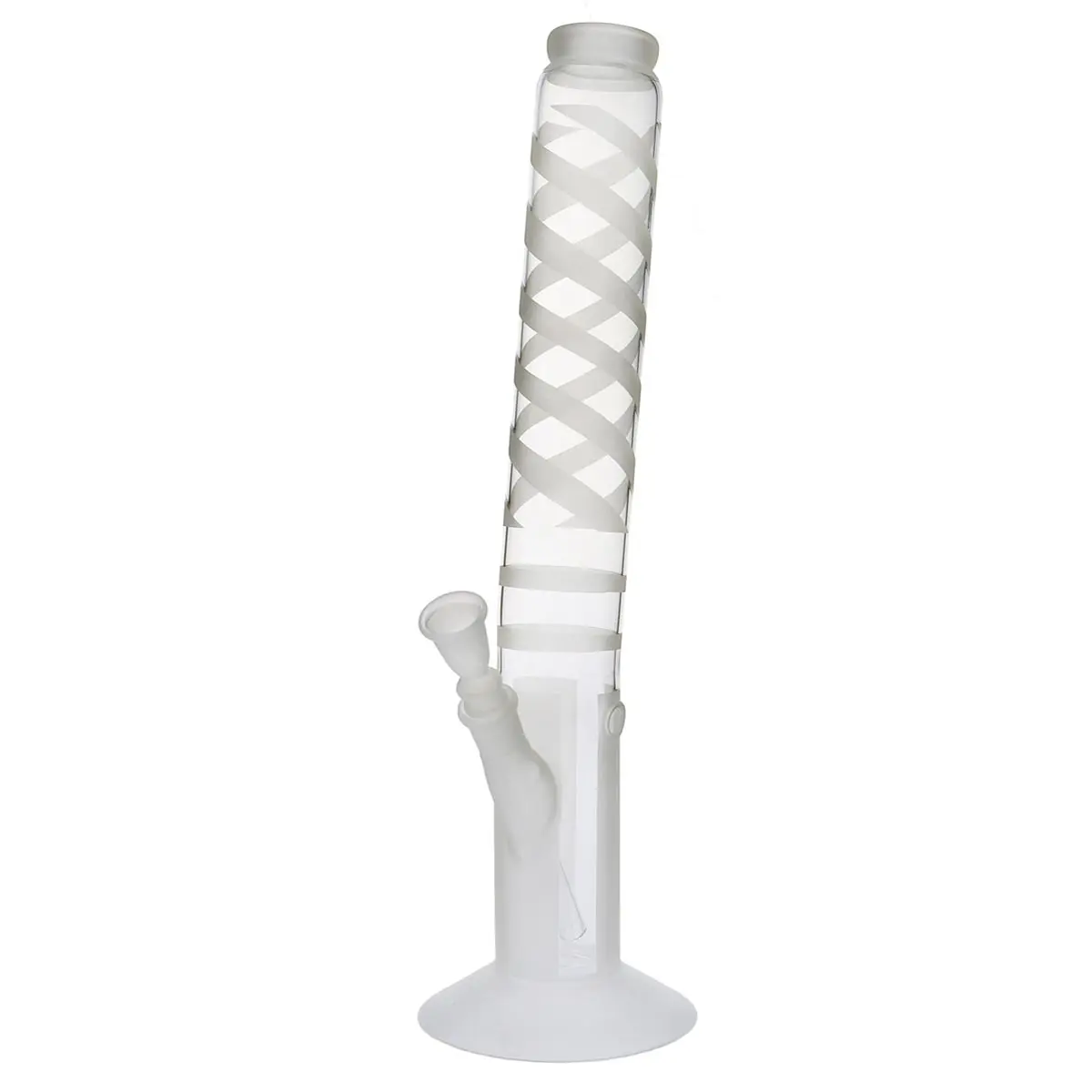 Glas Bong sandgestrahlt 43 cm