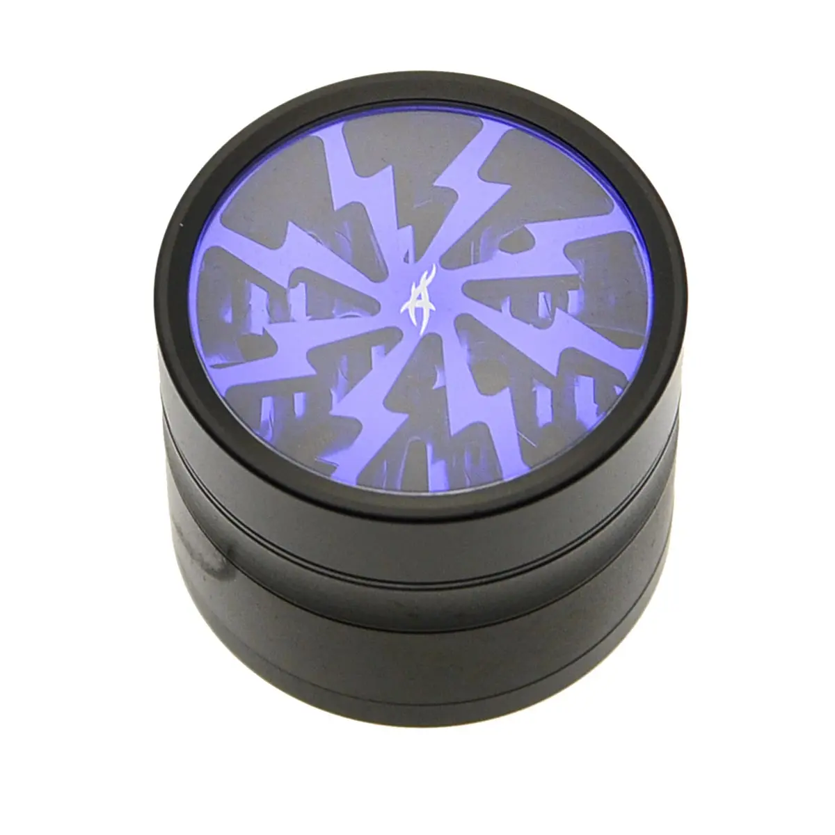 After Grow Thorinder Grinder mit Fenster schwarz / blau Mini