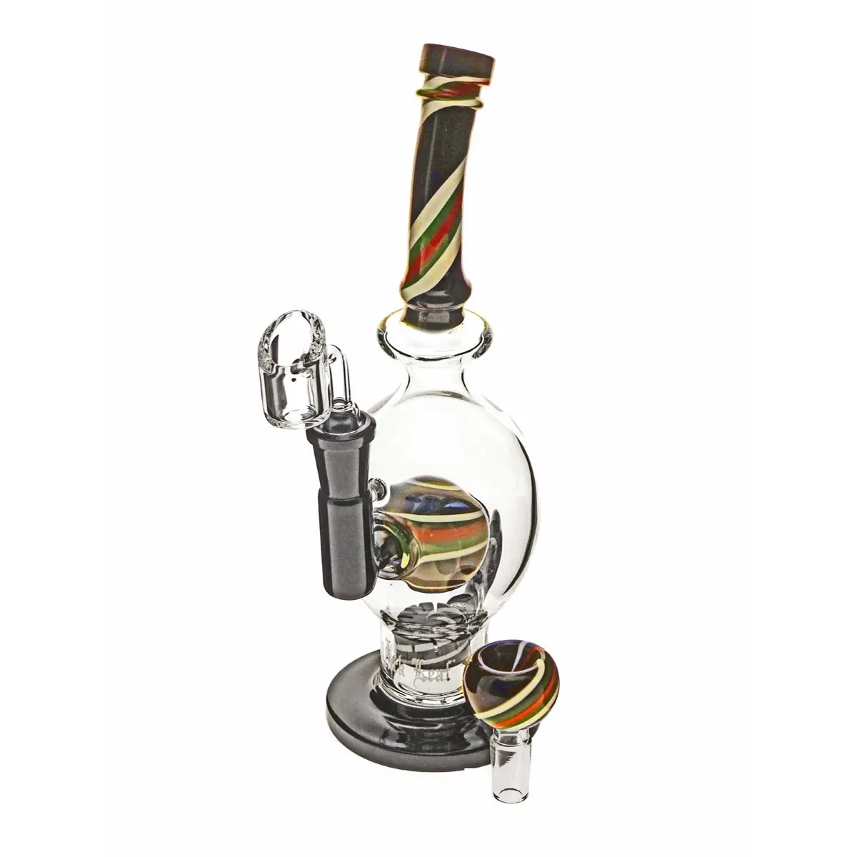 Black Leaf Glasblubber 2x Bowl Kr&auml;uter & &Ouml;l