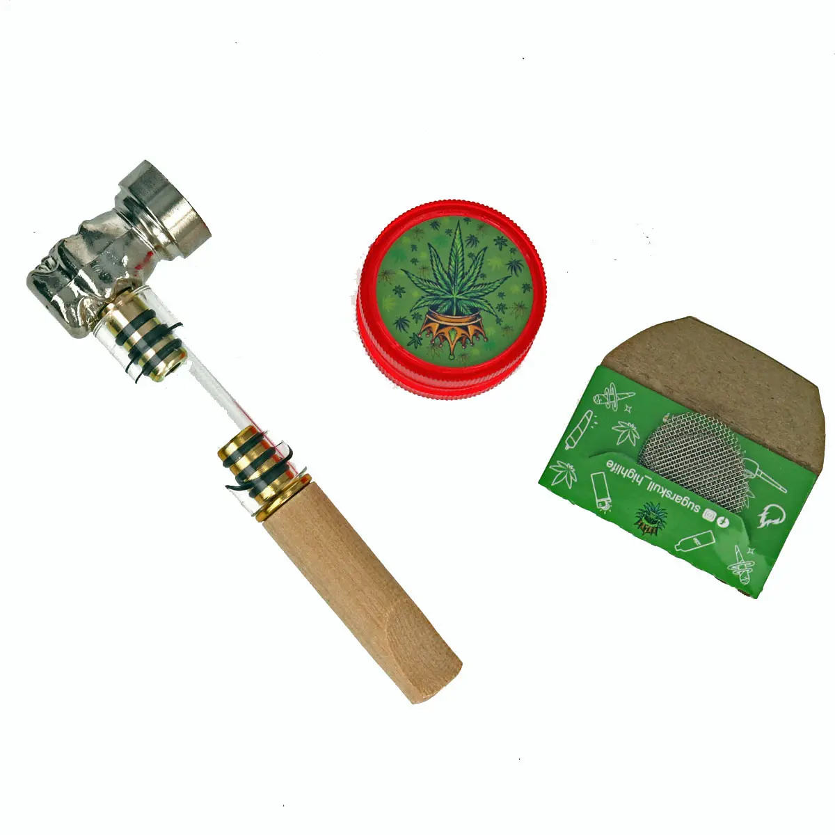 Handpfeifen Set 'Sugar Skull'