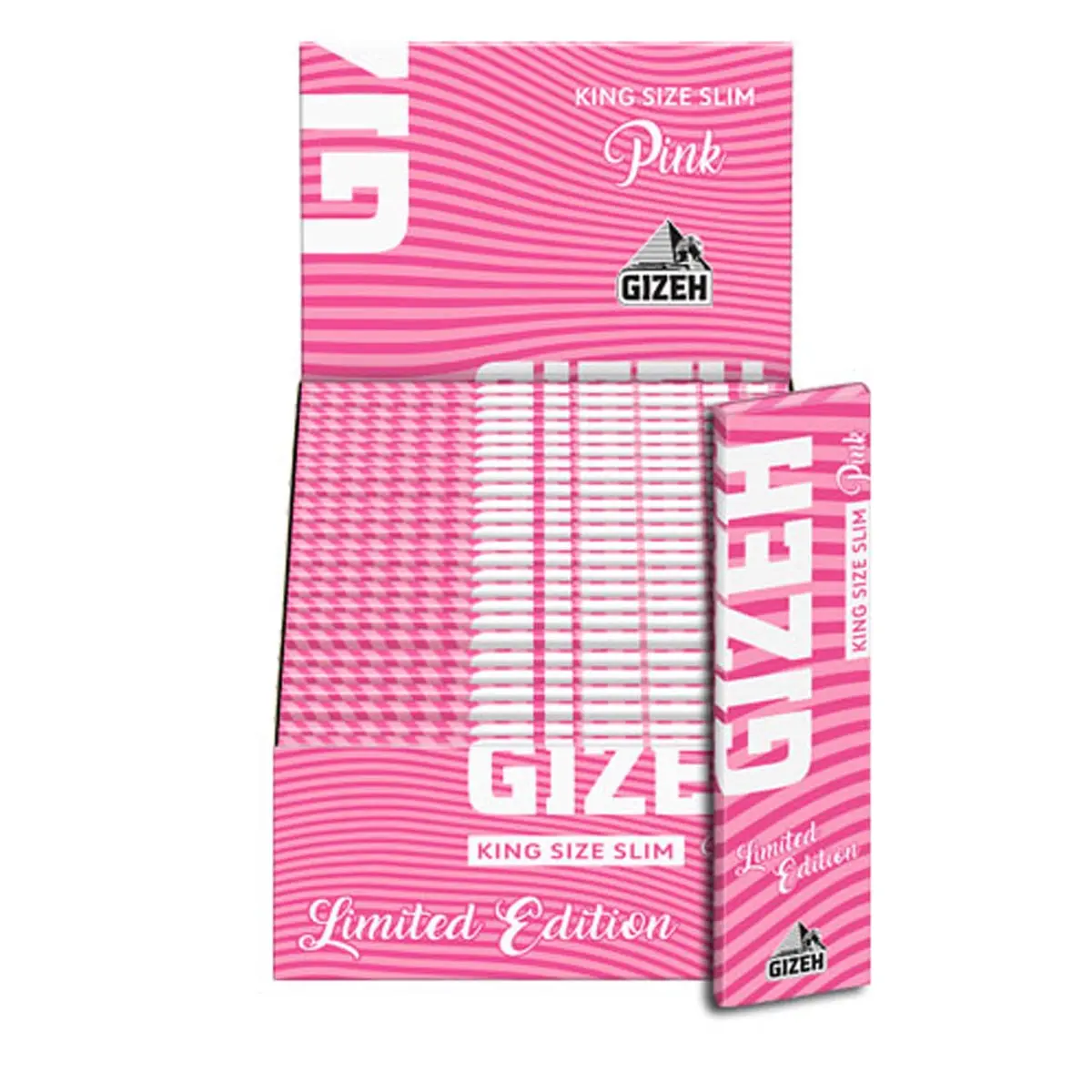 Gizeh King Size Slim PINK Limited Editon mit Magnet - 50x