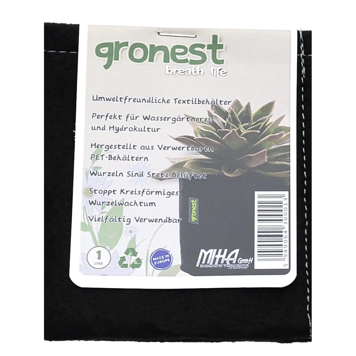 Gronest-Grow Bag, 1 Liter