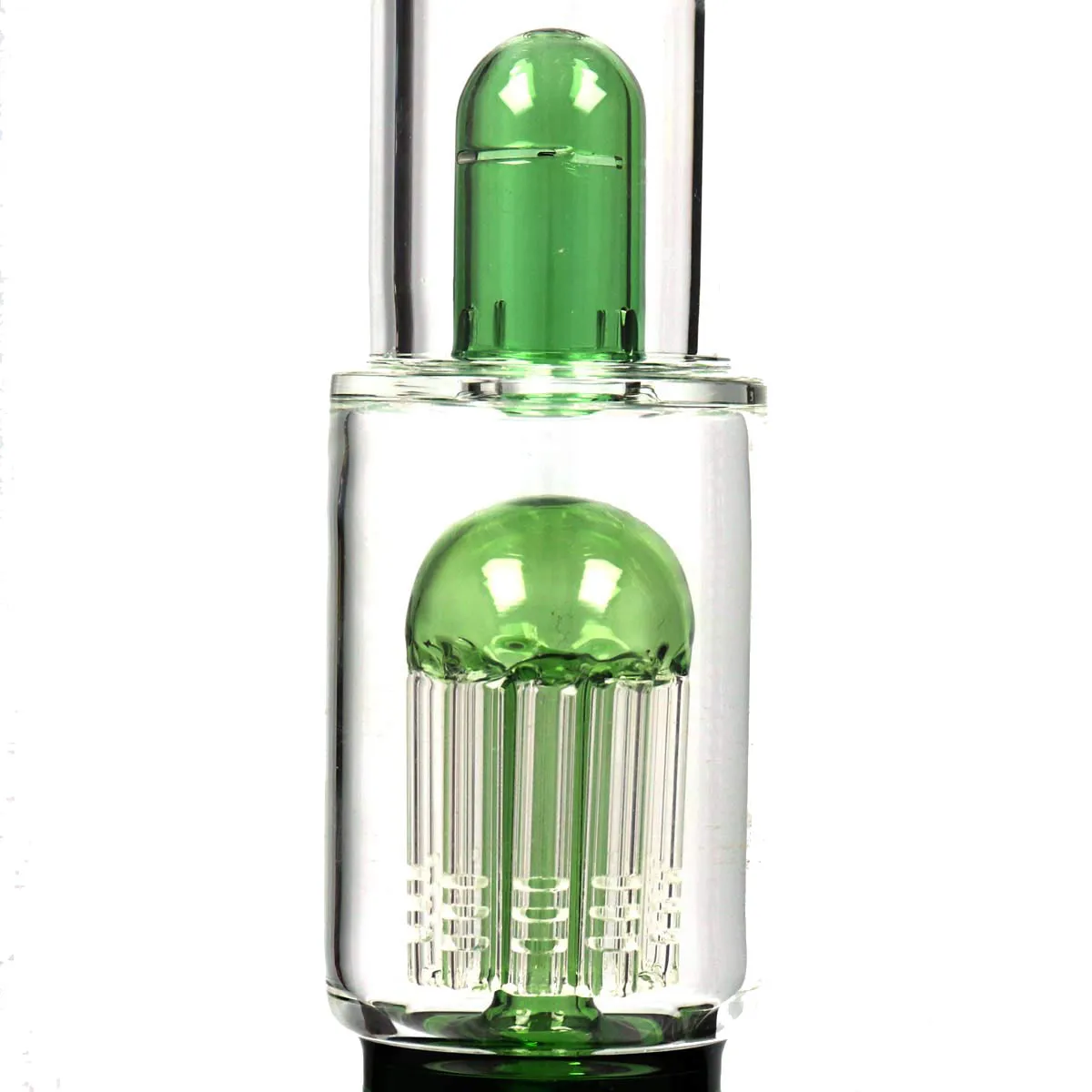 Grace Glass Bong "Prurient Green Penny" 35cm