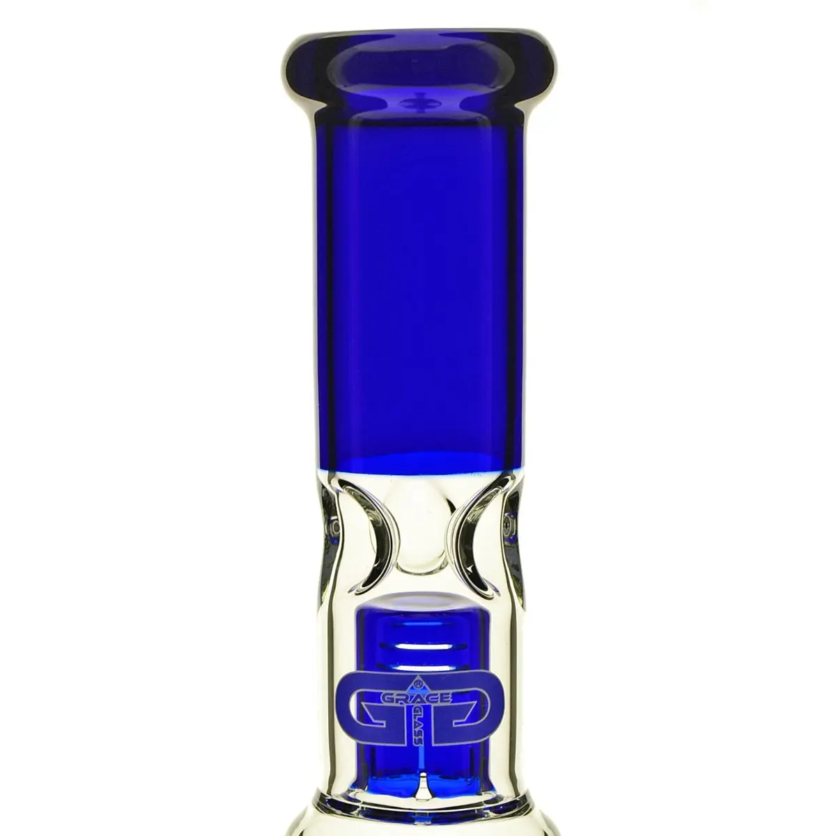 Grace Glass Bong "Blue Dangly Donald" 39 cm