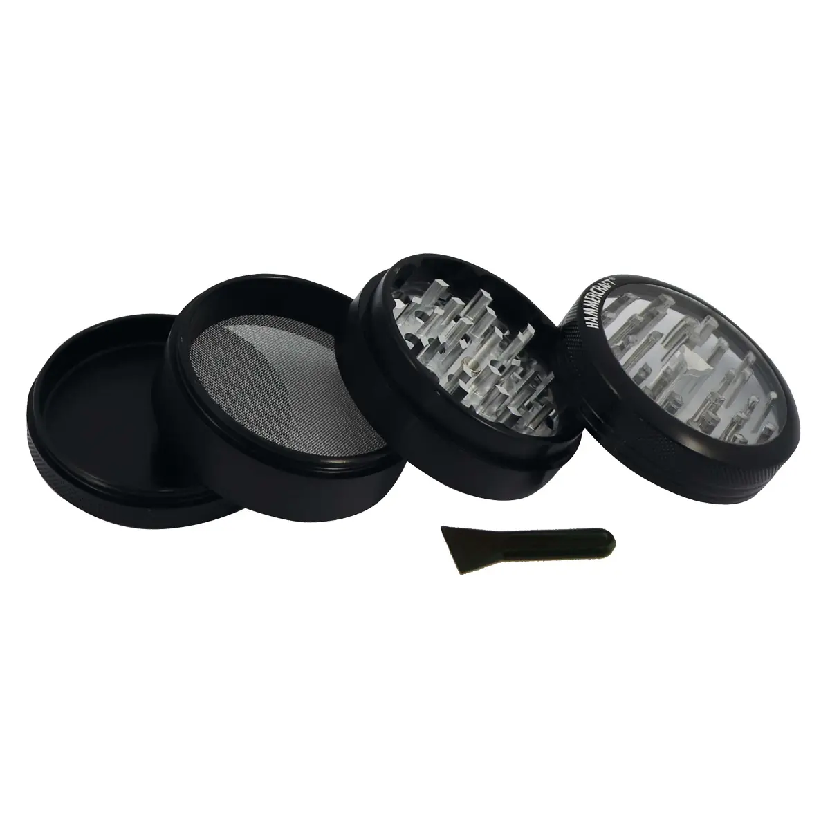 Hammercraft Grinder mit Glasfenster 4-Part 63mm