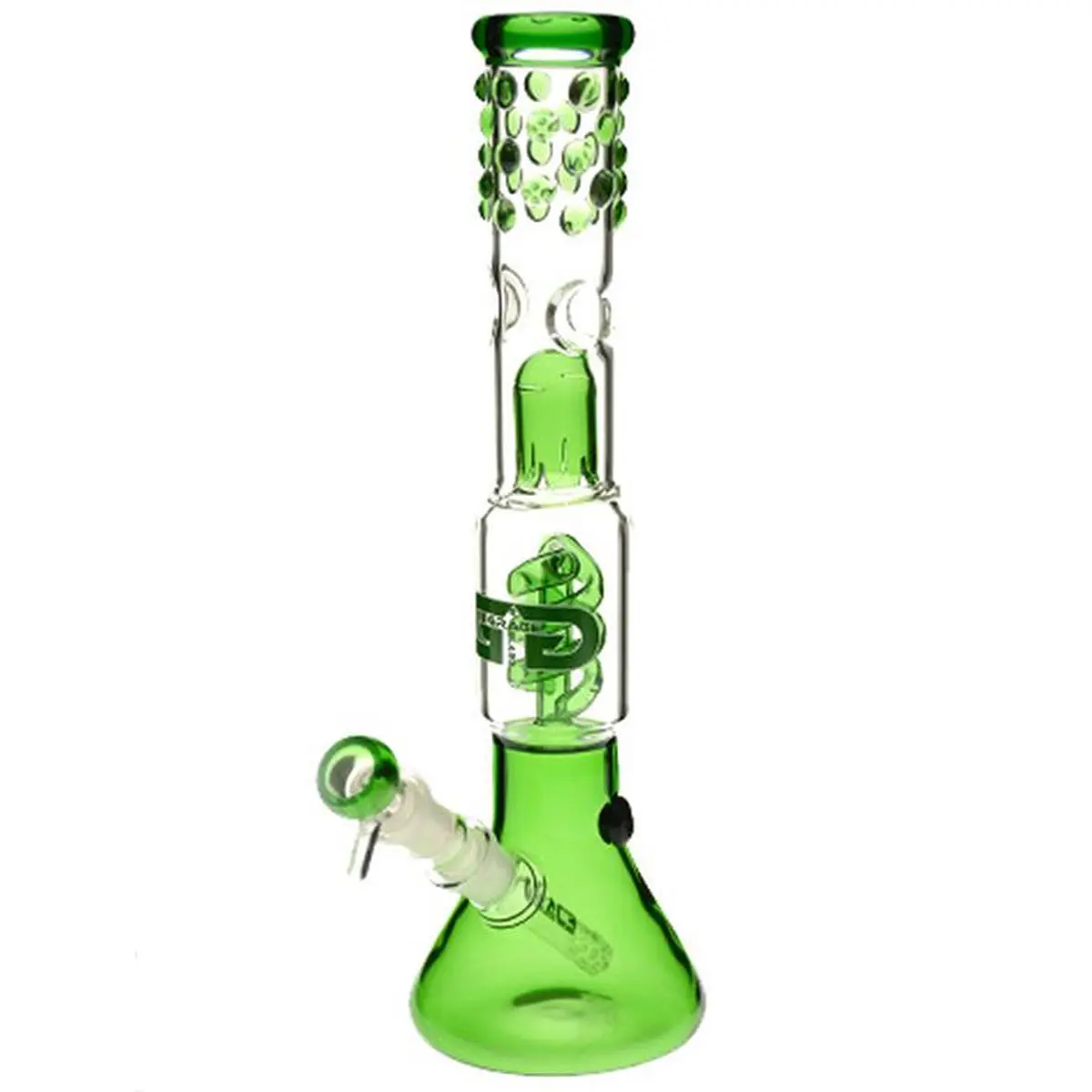 Grace Glass Bong "Lewd Green Lucy" 35cm