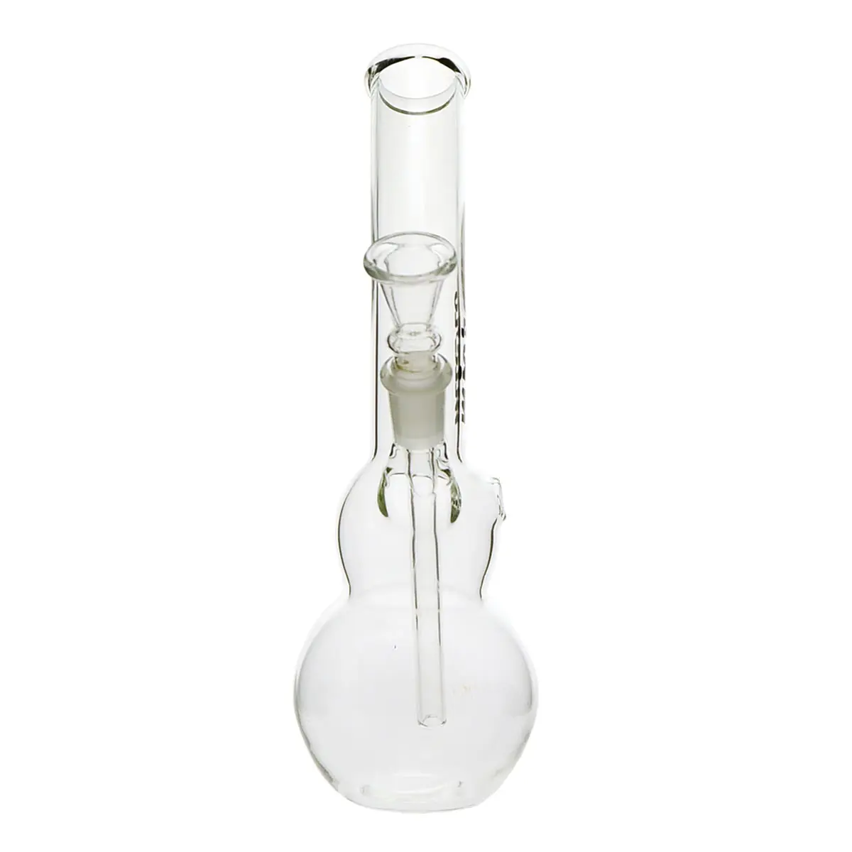 Micro Bong mit 2 Bäuchen 22 cm