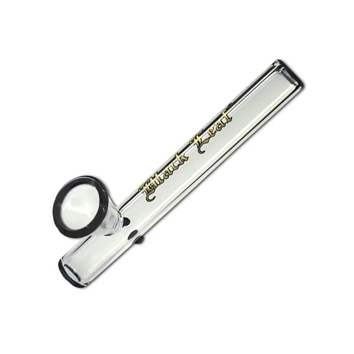 Black Leaf Kawumm Glas schwarz