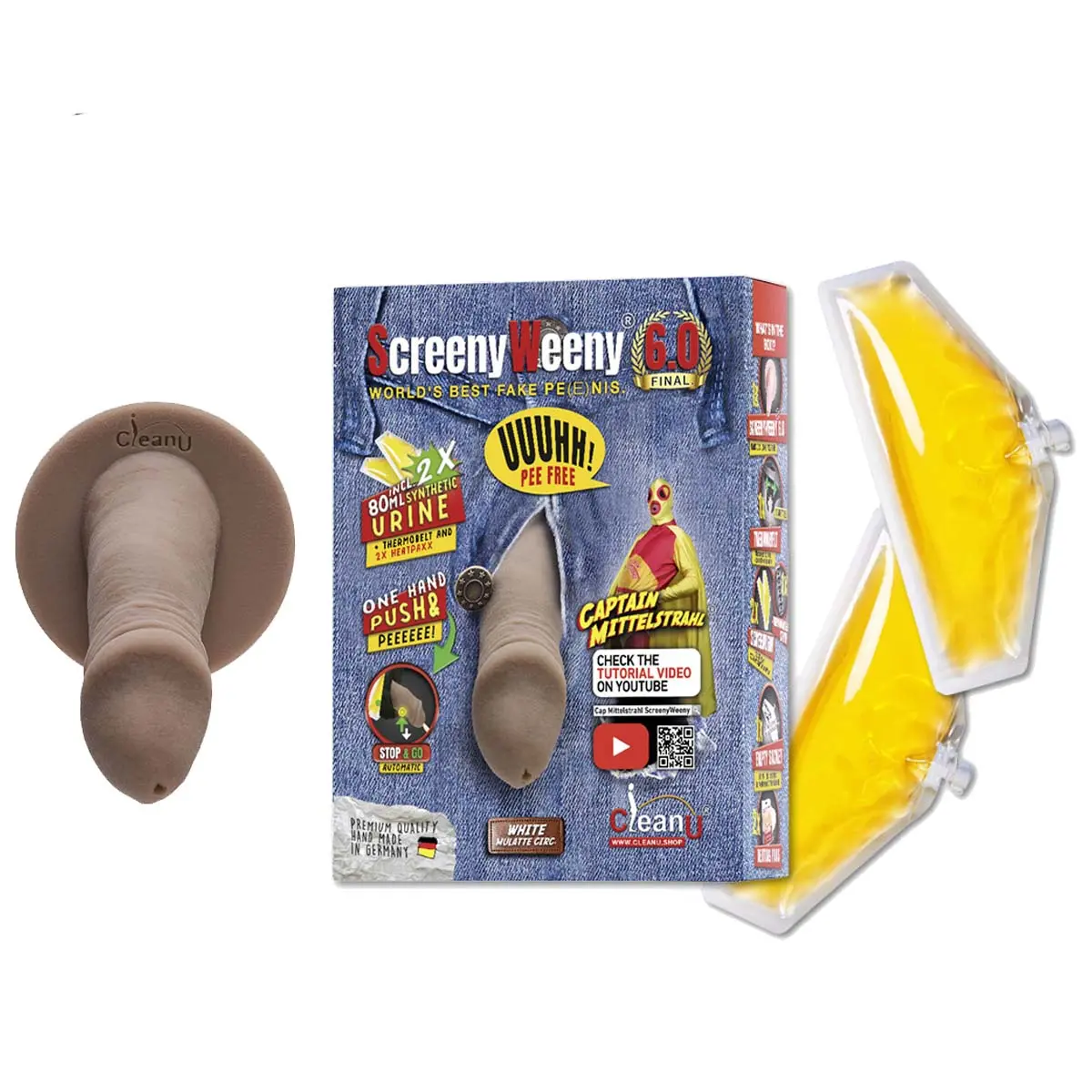 Screeny Weeny 6.0 white / mulatte - Beschnitten