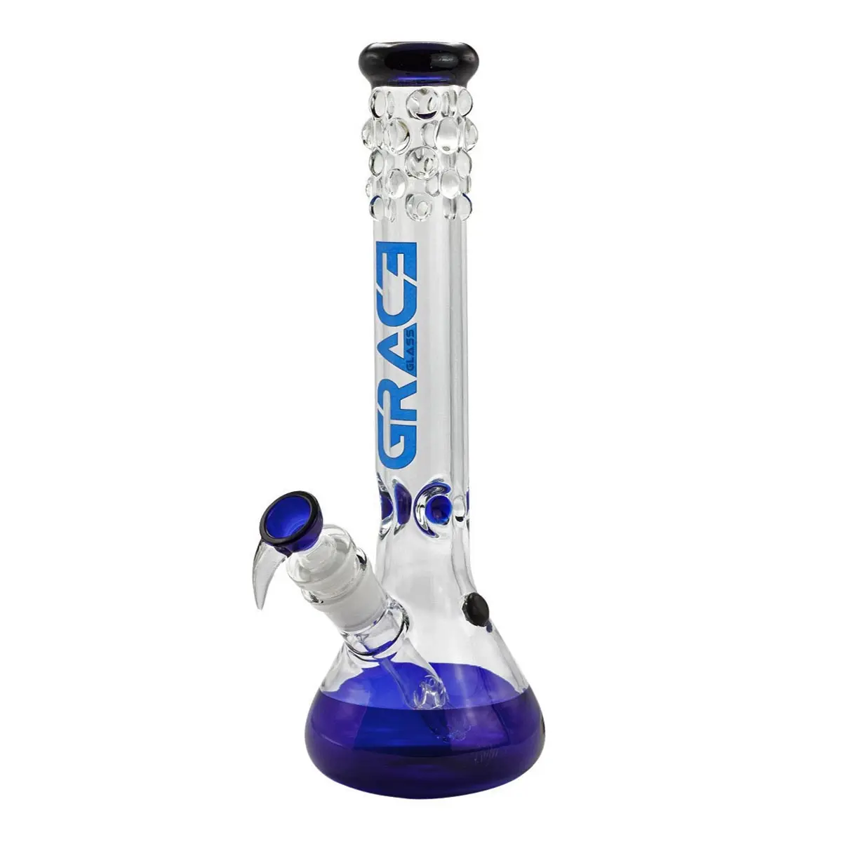 Grace Glass Bong 'Pearl' - blau