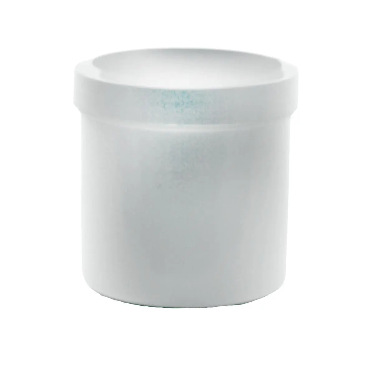 Weißer Tiegel aus Kunststoff, 125ml