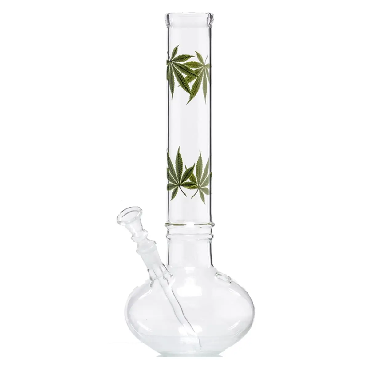 Multileaf Bong mit Bauch und Griffrillen 35cm 14,5