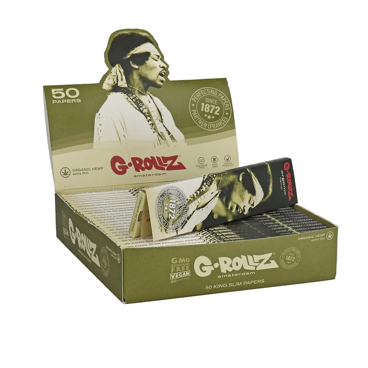 G-Rollz 'Serenade' Organic Hemp Kingsize Slim